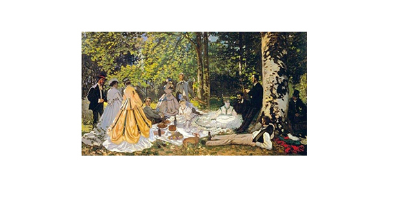 DÉJEUNER SUR L HERBE (1865), CLAUDE MONET